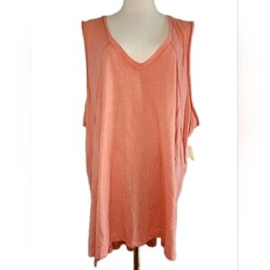 Free People Movement Top Activewear Tee Loose Fit Long Shirt Size: M